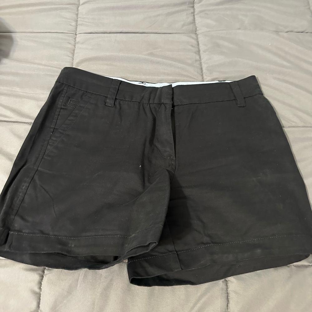 Crown & Ivy Black and White Striped Shorts